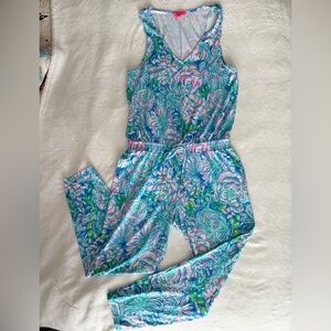 Lilly Pulitzer “In Full Bloom” Paulina Jumpsuit - Size L